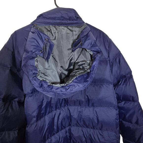 NWOT LL Bean Mountain Classic Down Parka Hooded Blue Downtek Puffer Mens XLarge - Picture 8 of 10